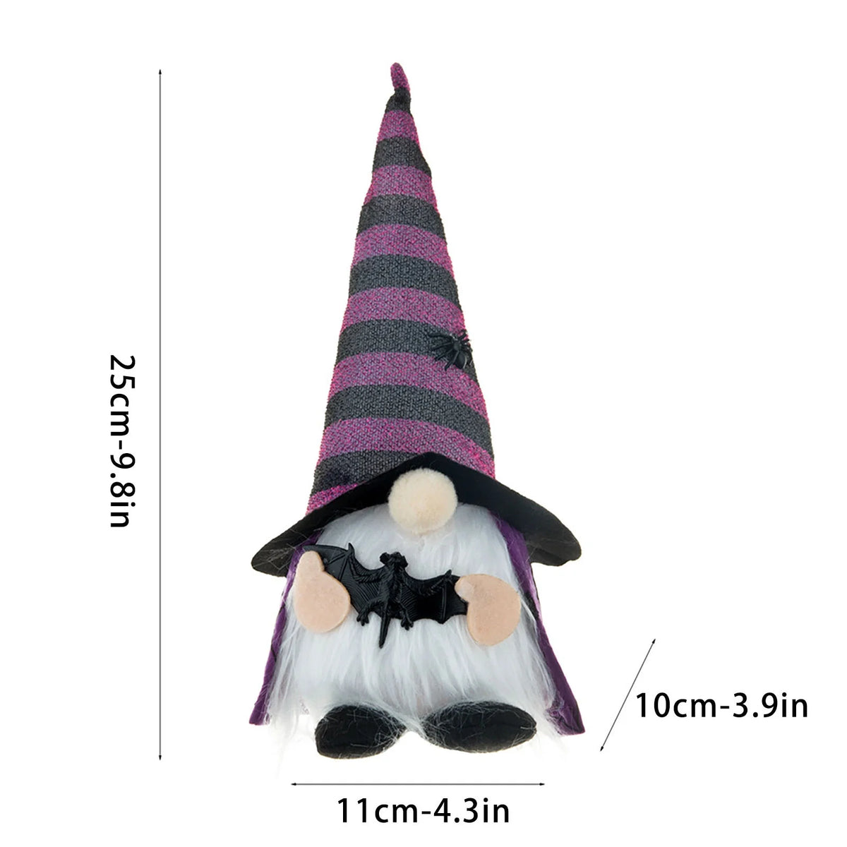 Glowing Gnome Ornament Doll D386