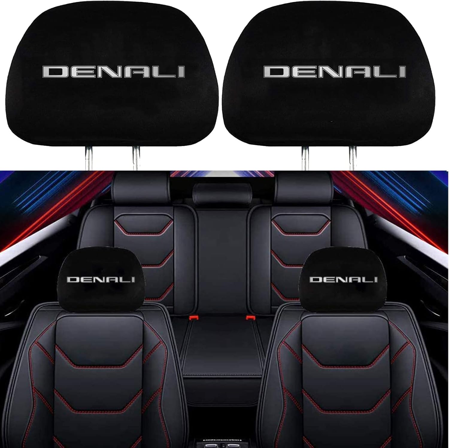2 Pack Headrest Covers for Chevy Impala G9328