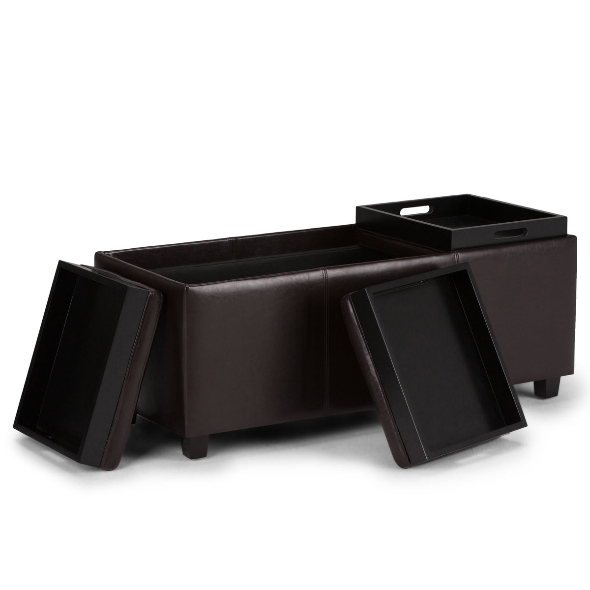 Cloud Grey Rectangle Storage Ottoman O9740