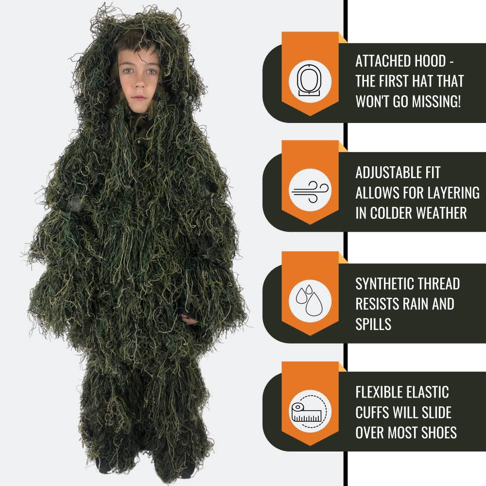Woodland Camo Ghillie Suit R9297