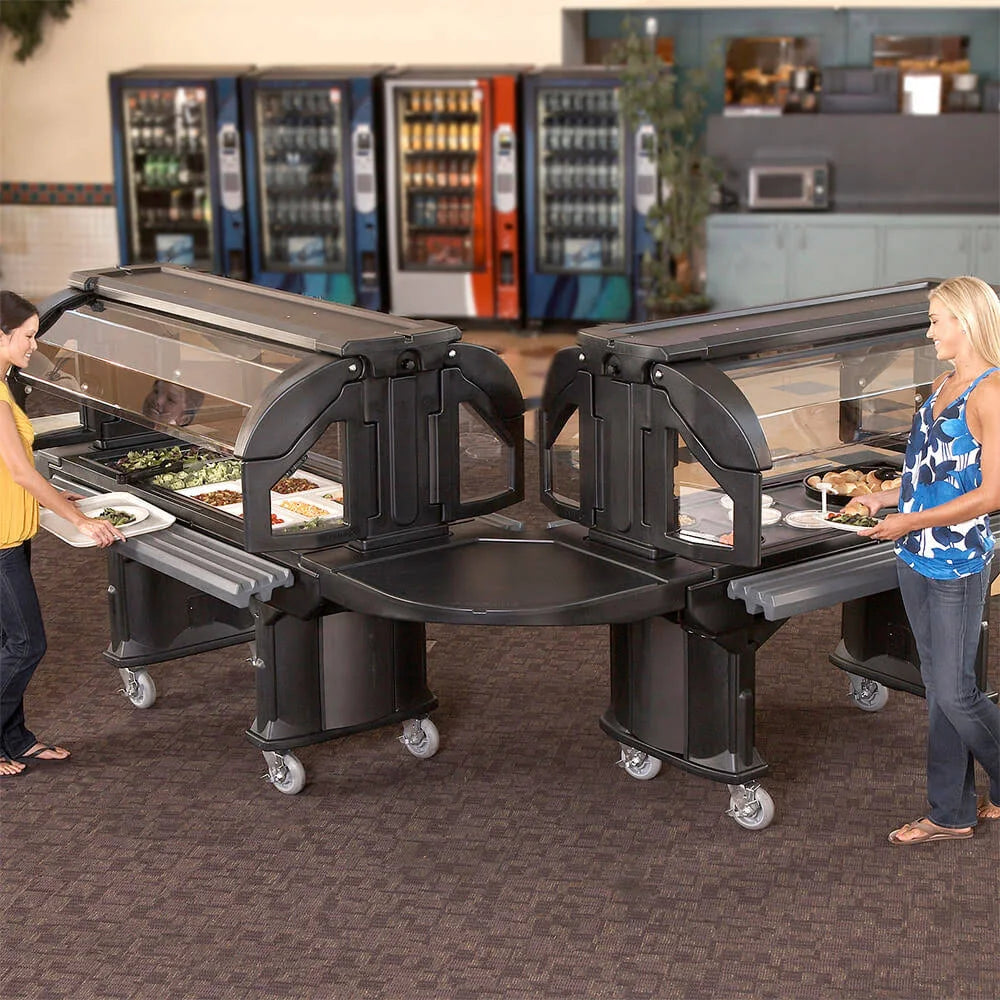 Black Corner Connector for Versa Food Bar C467