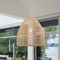 Cream Rattan Dome Basket Pendant Light S71197