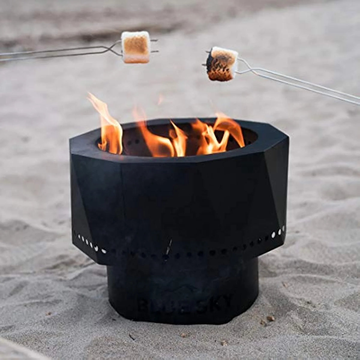 Steel Round Wood Pellets Fire Pit X459828