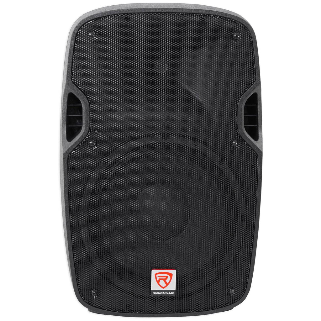 12x22 Passive 1200W DJ PA Speakers with Stands and Cables V63117