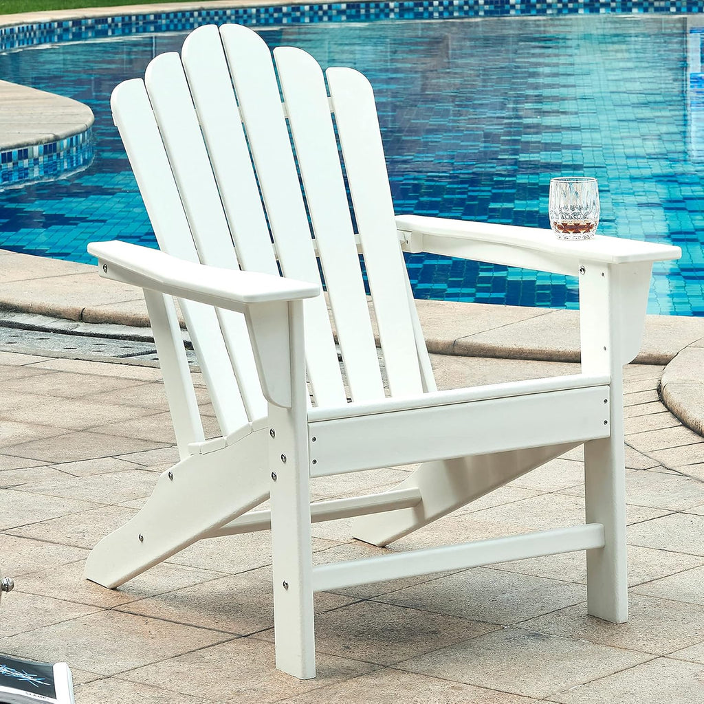 Slate Grey Weather Resistant Adirondack Chair Z833602