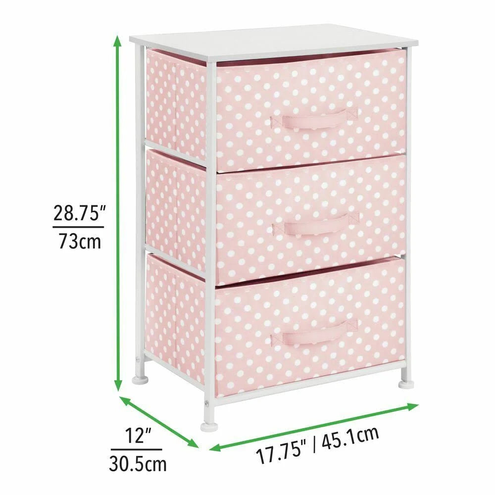 Vertical Dresser Storage Tower with 3 Drawers G5857