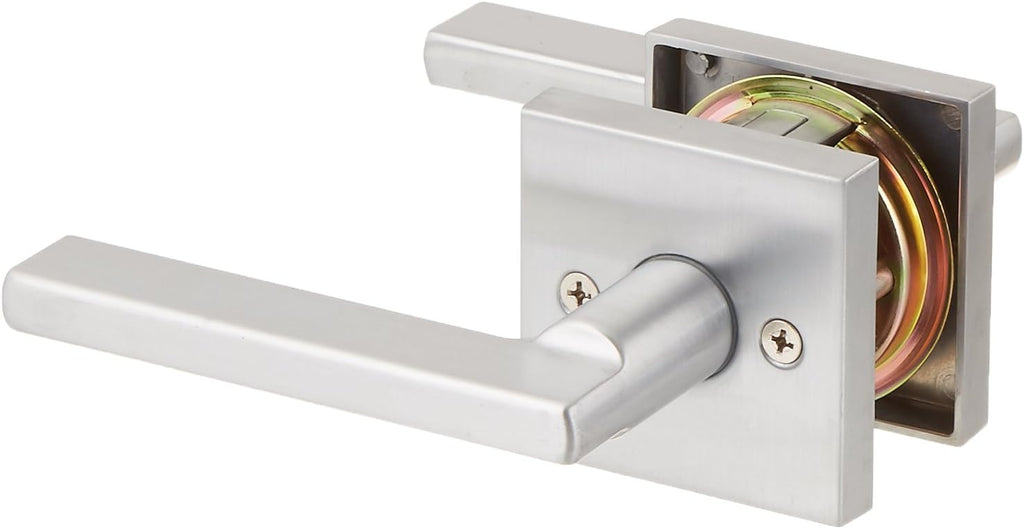 Satin Chrome Passage Door Locks Pack of 2 O2405