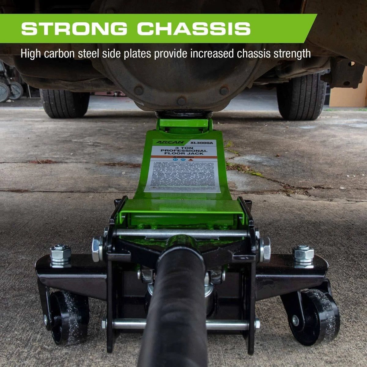 3 Ton Low Profile Quick Rise Steel Floor Jack N626