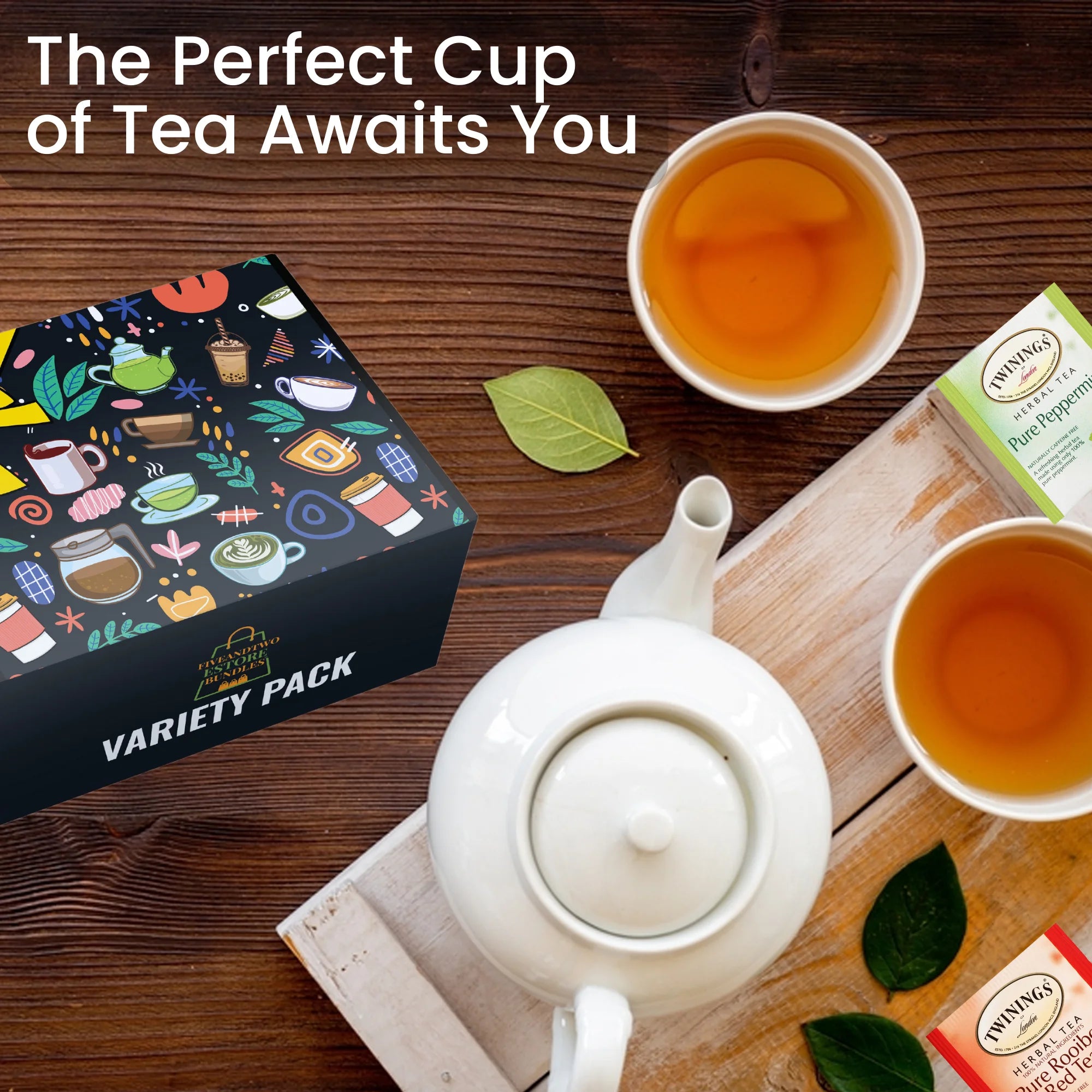 Caffeine Free Herbal Tea Variety Pack, 26 Flavors, 52 pcs Y251712