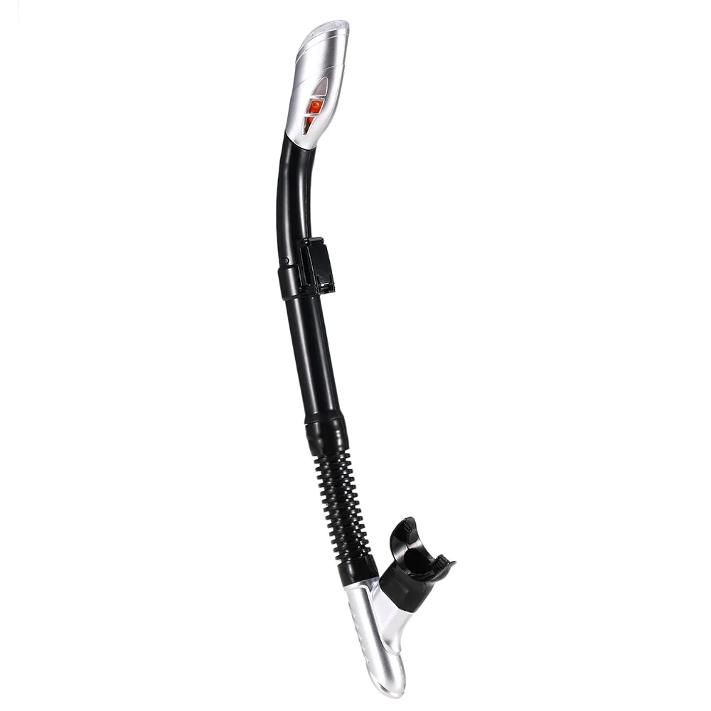 Freediving Snorkel Set with Tempered Glass Lens Goggles R733