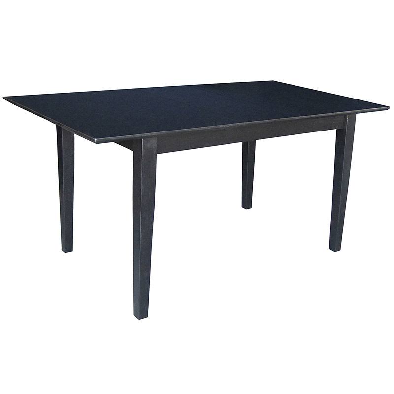 Black/Cherry Dining Table with Butterfly Extension M912