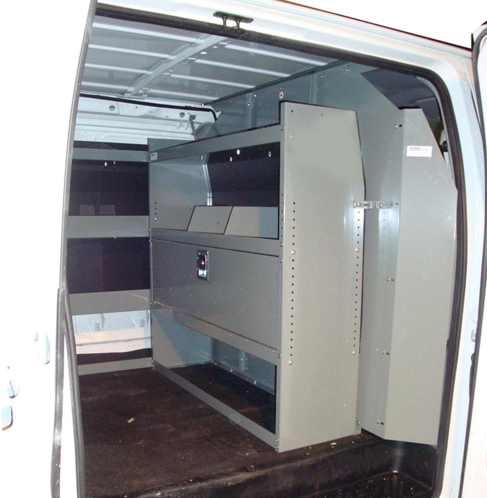 Van Shelving Storage Unit with Door Kit U218