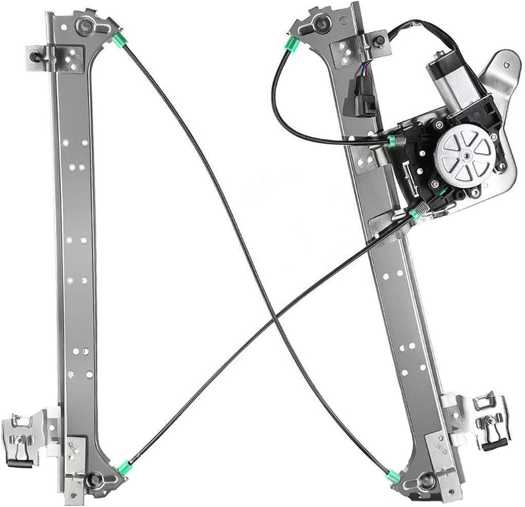 Rear Passenger Side Window Regulator with Motor Assembly Pack of 2 Q6634