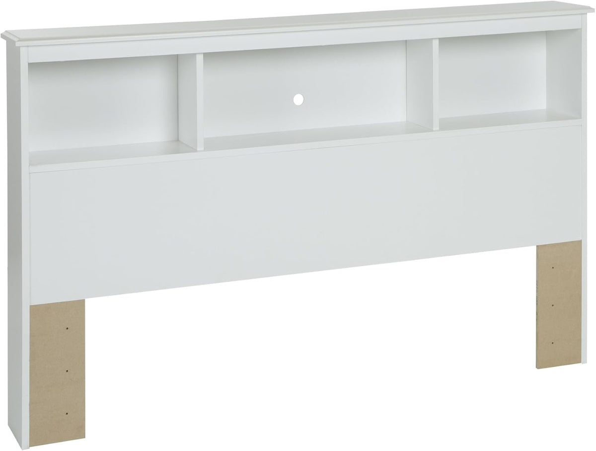 Pure White Bookcase Headboard U70459
