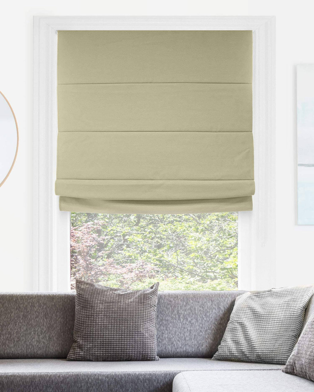 Blackout Cordless Roman Shades Y6305