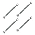 5/8 Inch x 12 Inches Galvanized Jaw and Eye Turnbuckles J541835