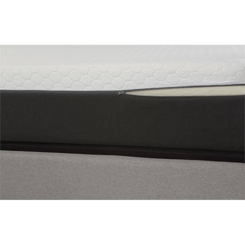 12x22 Cal King Memory Foam Mattress in White R551