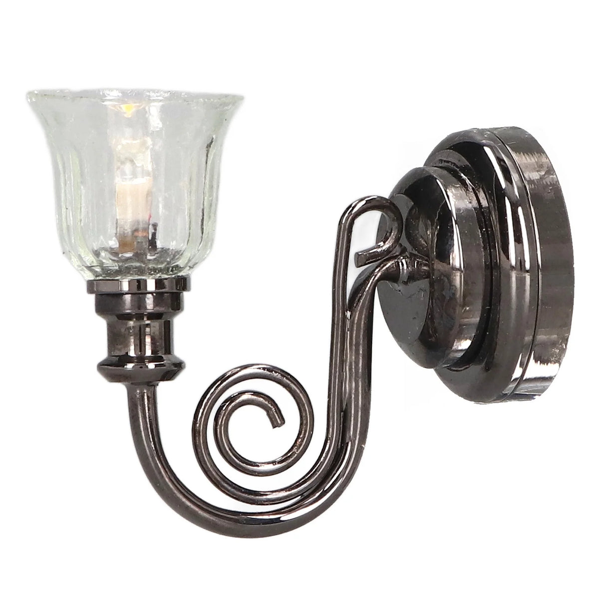 Dollhouse Wall Lamp Miniature Lantern Light with Battery A514511