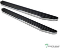 Black With Chrome Trim Aluminum Side Step Rail Running Boards For Nissan Frontier Crew Cab R1712