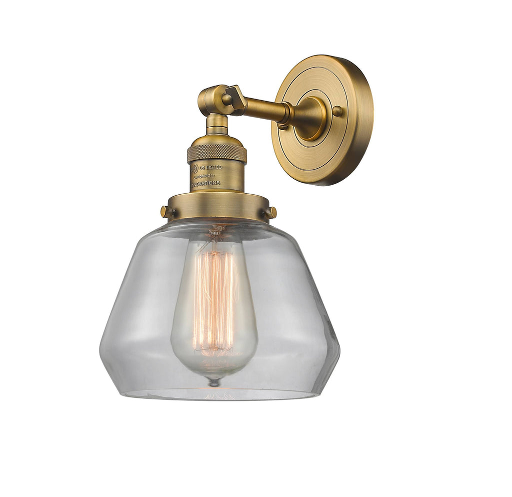 Brass 1 Light Sconce W3418