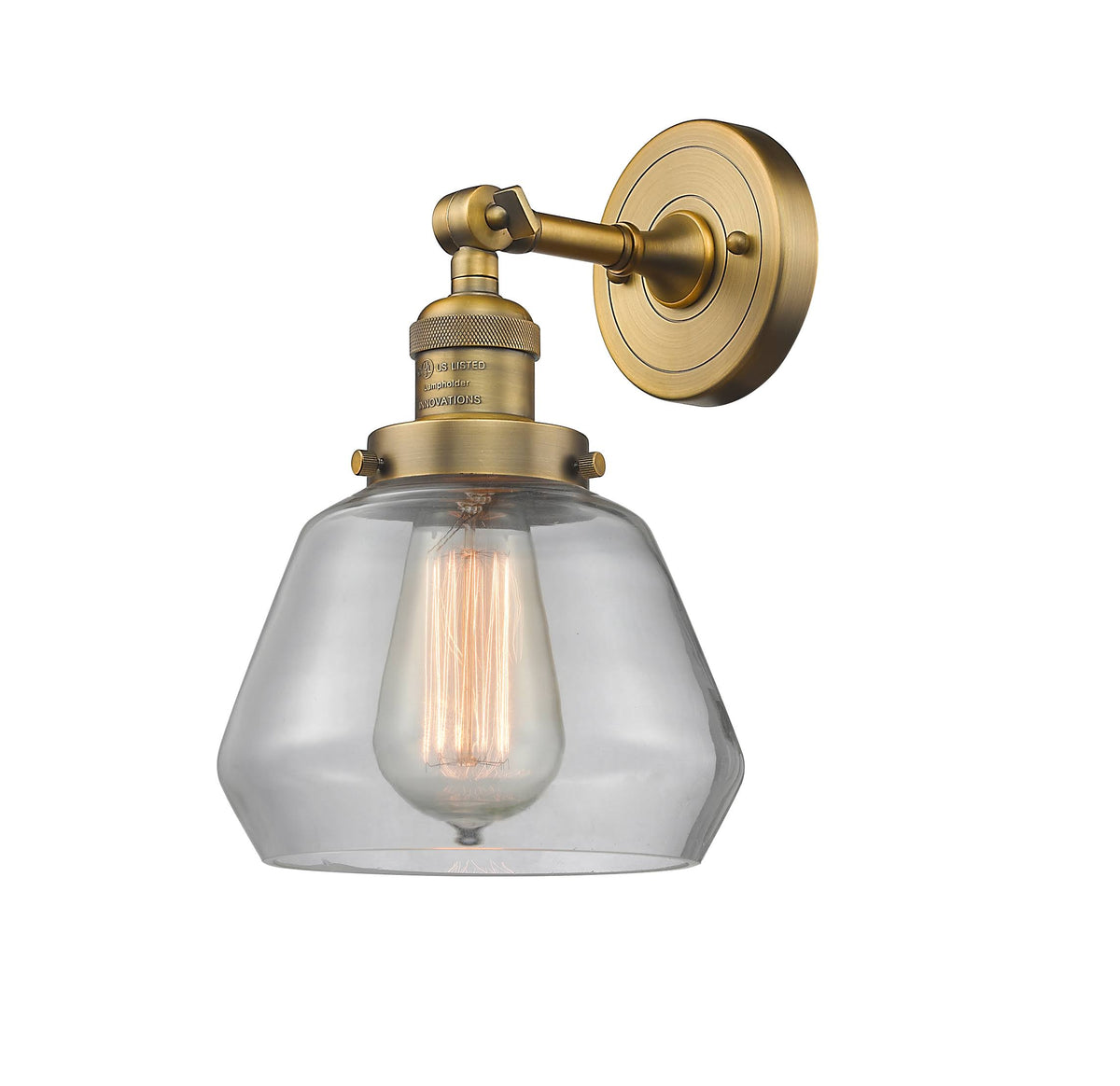 Brass 1 Light Sconce W3418