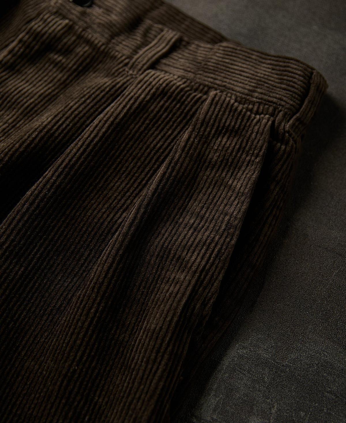 1960s Double Pleated Corduroy Trousers