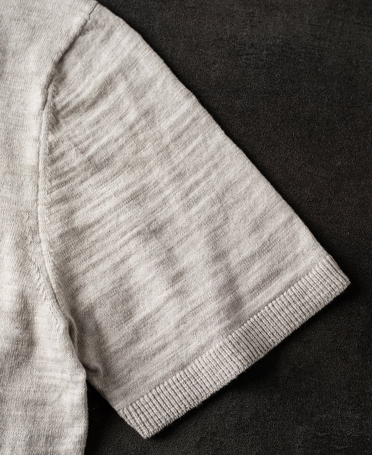 Lightweight Slub Cotton Knit Polo