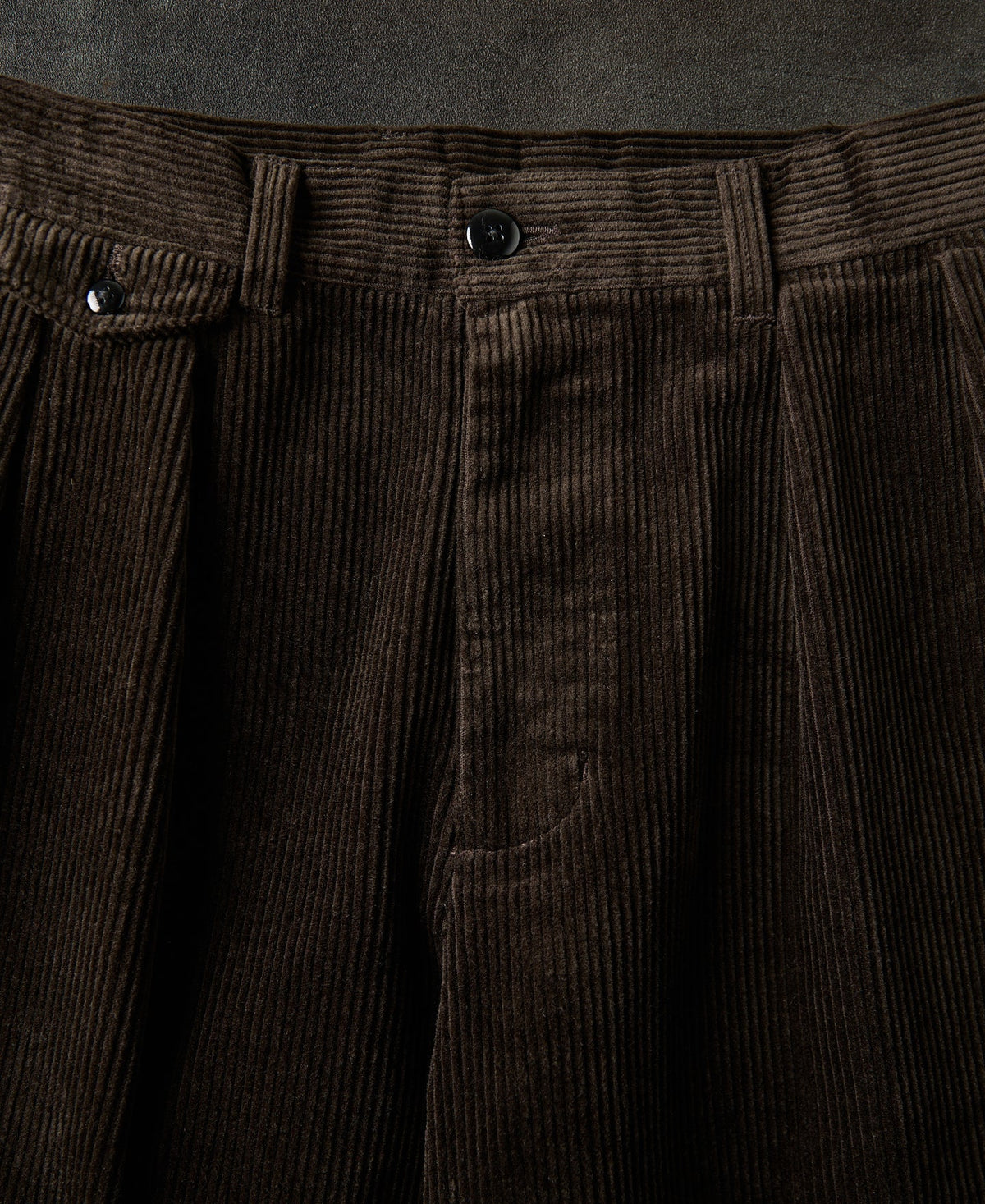 1960s Double Pleated Corduroy Trousers